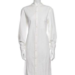 Cristaseya Seersucker Shirtdress, Size Large (US 8)
